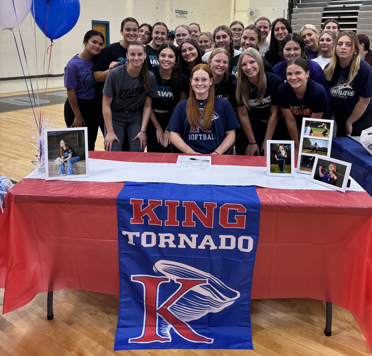 2024 HHS signing day Congrats Alena and Cali!