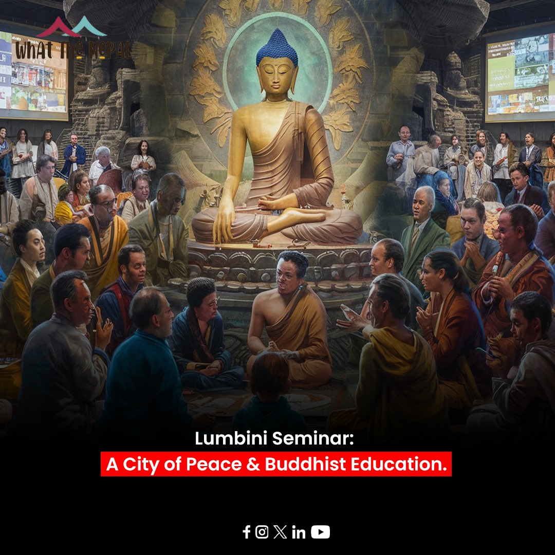 𝐋𝐮𝐦𝐛𝐢𝐧𝐢 𝐒𝐞𝐦𝐢𝐧𝐚𝐫: 𝐀 𝐂𝐢𝐭𝐲 𝐨𝐟 𝐏𝐞𝐚𝐜𝐞 & 𝐁𝐮𝐝𝐝𝐡𝐢𝐬𝐭 𝐄𝐝𝐮𝐜𝐚𝐭𝐢𝐨𝐧

Read More: whatthenepal.com/.../lumbini-se…

#nepal #BuddhistEducation #exploretolive #internationalbuddhistseminar #news #tourism #GlobalChallenges #LumbiniSeminar  #whatthenepal