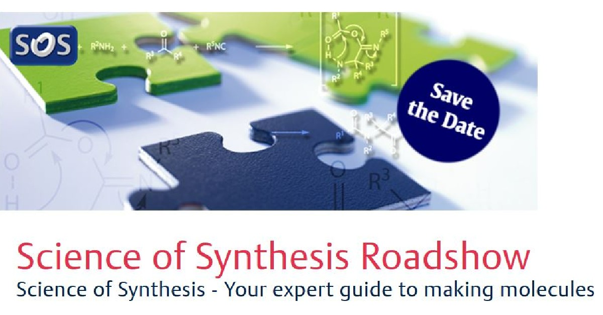 📢 Attention @HokkaidoUni students! Interested in learning about making #molecules? 🧐 Then join the Thieme SOS Roadshow on Wednesday, May 15 at 4 p.m. for an exciting on-site event! 🤩 Register now: brnw.ch/21wJxlp @SOSChem