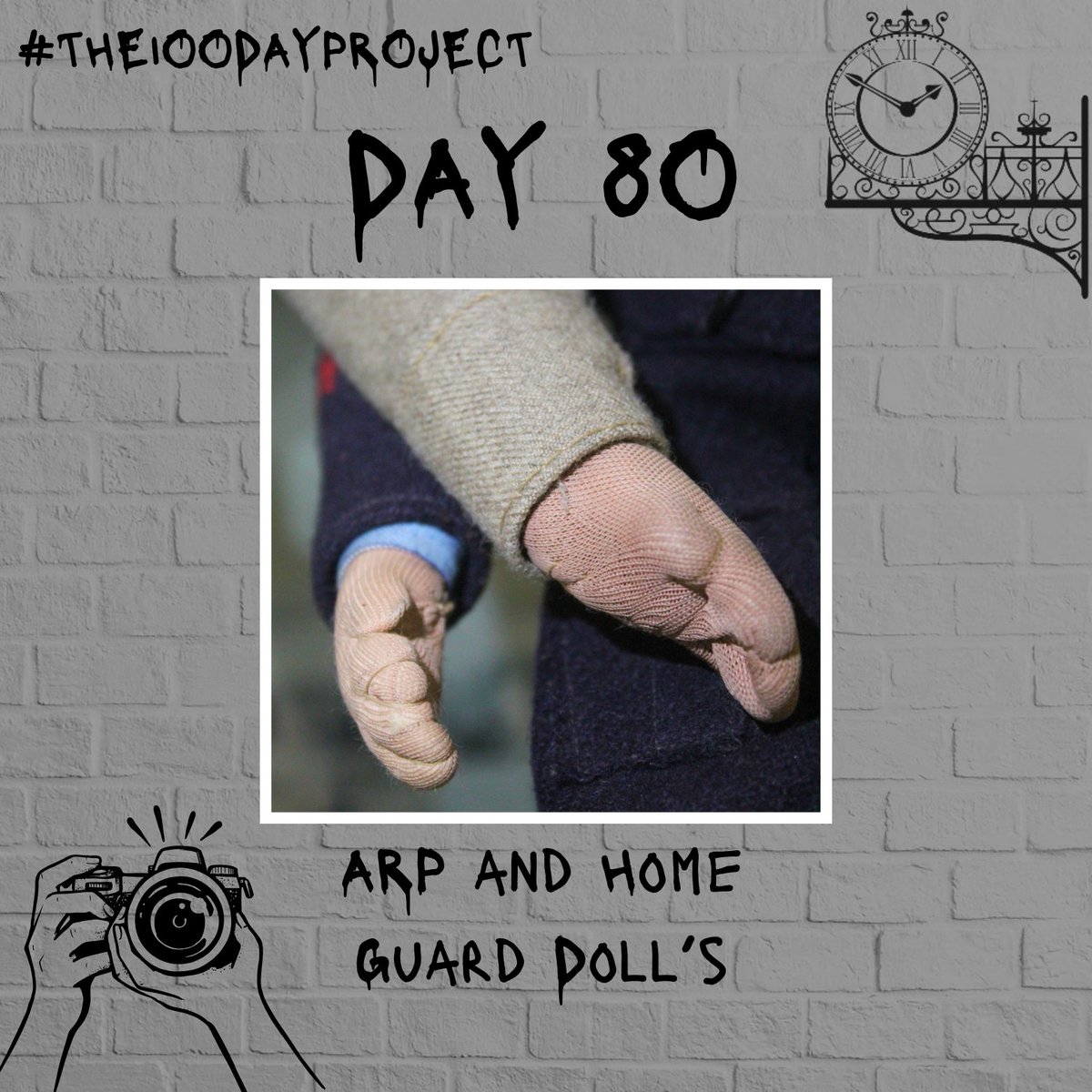 #Day80 of #The100DayProject2024 - ARP and Home Guard Dolls Head to our Facebook or Instagram for the full post #100daysatthemuseum #artinmuseums #richmond #richmonduponthames #getinspired #becreative #artist #photography #collage #newperpectives #colours #textures #lookclosely