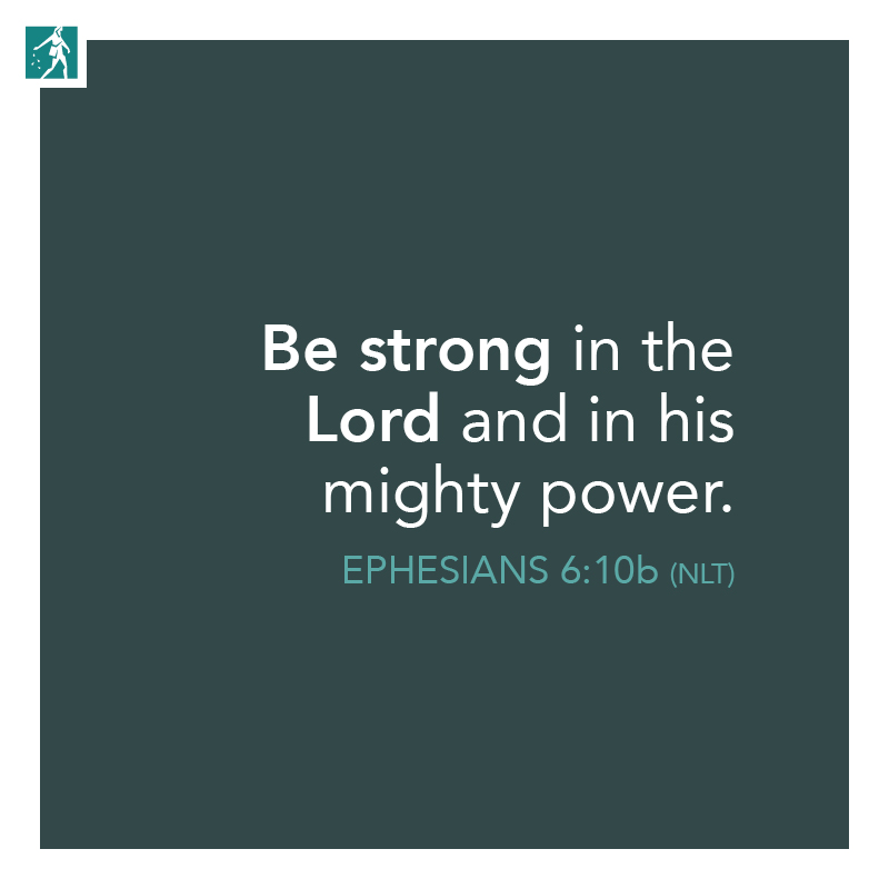 “Be strong in the Lord and in his mighty power.”

EPHESIANS 6:10b (NLT)

#bibleversedaily #bibleverses #bibleverseoftheday #versesfromthebible #biblestudy_verses #bibledailyverse #dailybiblereading #mydailybibleverse