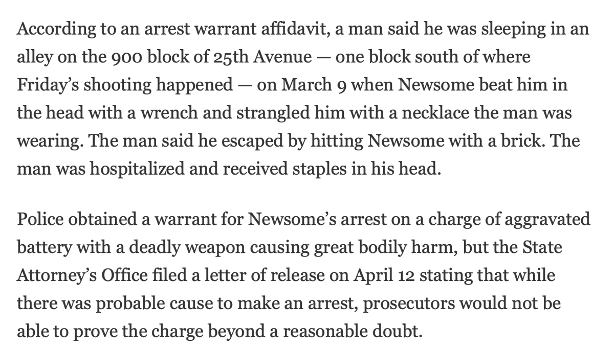Someone should be asking why <a href="/SuzyLopezSA/">State Attorney Suzy Lopez</a> let the guy who shot 3 people last week, killing 2, off in April. How could her office not make charges stick? Isn't that what she's been accusing Warren of?
 tampabay.com/news/crime/202…