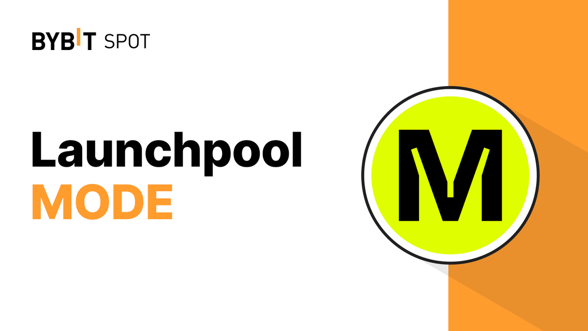 Bybit_Official's tweet photo. 📣 $MODE Launchpool is Now Live on #Bybit with @modenetwork

Stake $MODE, $USDT or $MNT to earn your share from the 15,000,000 $MODE prize pool.

🌐 Learn More: https://t.co/5ACpVCX1SJ
💫 Join Event: https://t.co/wgombHhlwc

#TheCryptoArk #BybitTrading https://t.co/GIyWoID3tV