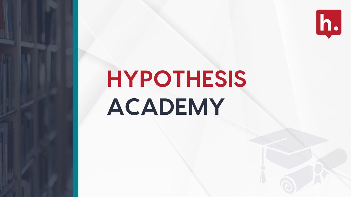 Elevate your teaching with #HypothesisAcademy! Join expert-led courses, access valuable resources, and earn a certificate. Foster discussions, encourage collaboration, and enhance comprehension. 

Enroll now: hubs.li/Q02w3ySv0

#SocialAnnotation #HigherEd