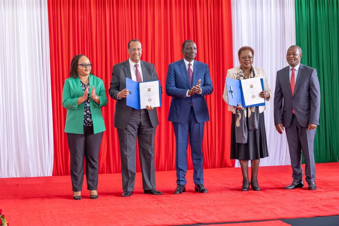 Joined colleague Governors at the launch of the Second Kenya Urban Support Program at the Nairobi State House, hosted by H.E the President of the Republic of Kenya, Dr. William Samoei Ruto.