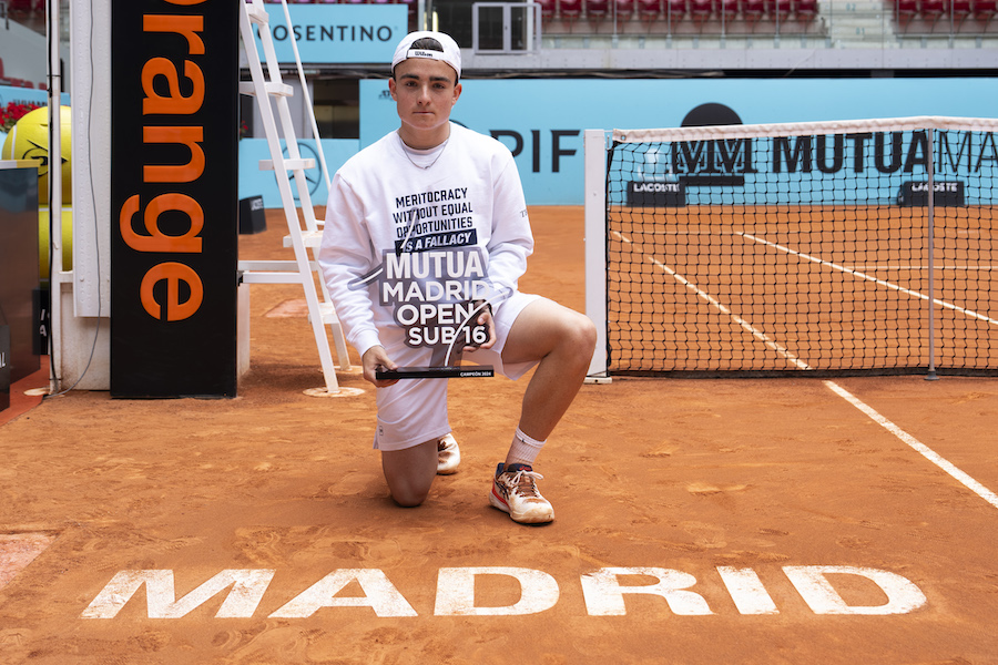 🏆 Enhorabuena Eudald González, campeón del Mutua Madrid Open Sub-16 👏🏼👏🏼👏🏼 #TeamRCTB1899