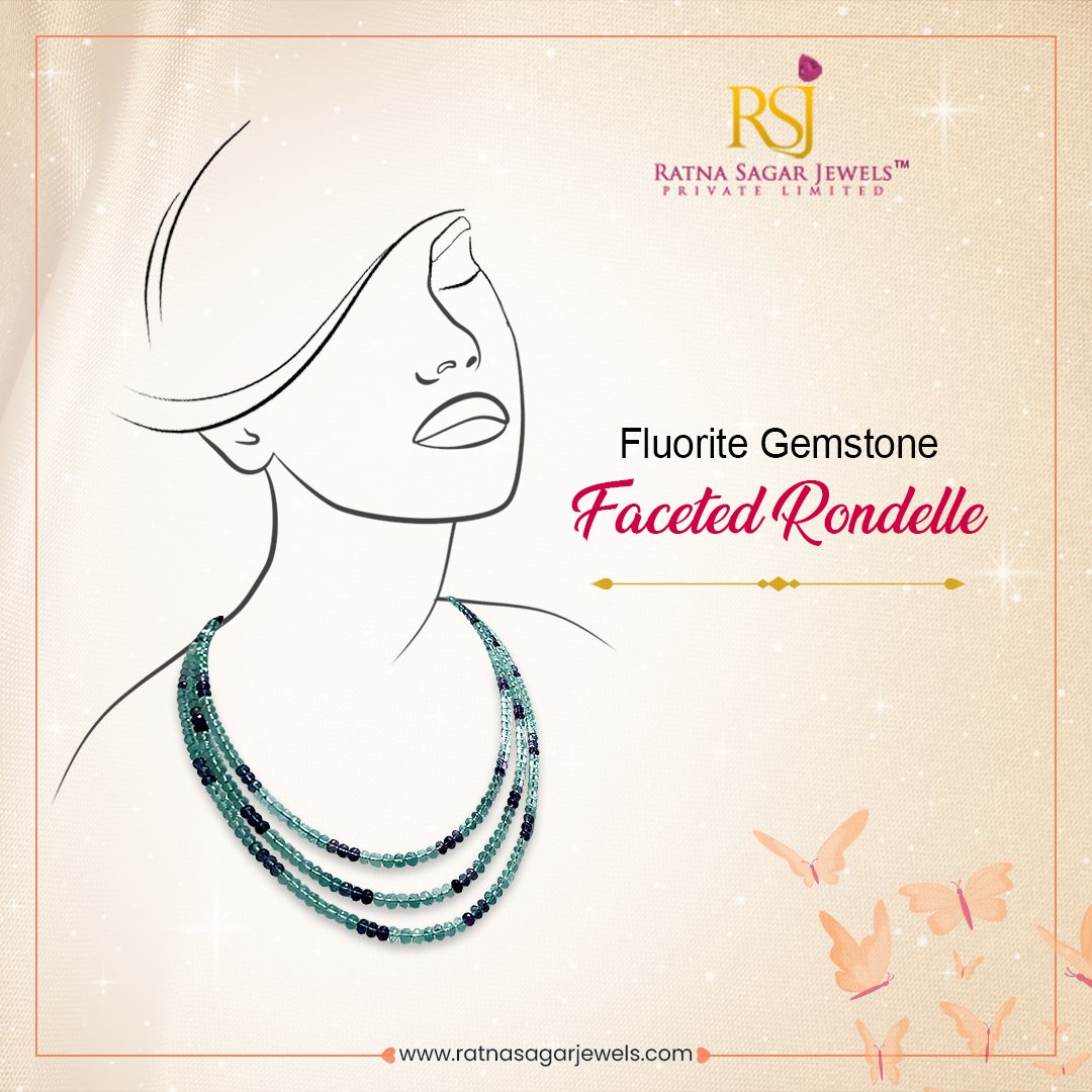 Add a touch of sophistication to your ensemble with our Fluorite Gemstone - Faceted Rondelle. Elegance is just a stone’s throw away!
.
Order now- ratnasagarjewels.com/product-fluori…
.
.
#RatnaSagarJewels #GemstoneBeads #BeadedJewelry #HandmadeJewelry #GemstoneLove #JewelryDesigns