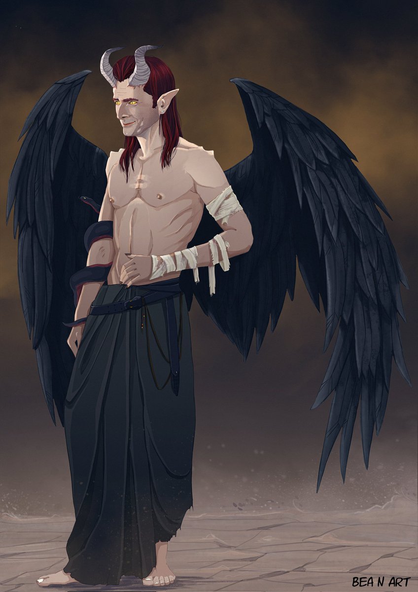 Devil Crowley, leader of the forces of hell
How I imagine Crowley as the hell equivalent of Supere Archangel, 

Available as a print: inprnt.com/gallery/beanart
Tip me: ko-fi.com/beanart 

#goodomens #crowley #GoodOmens3 #GoodOmens2 #neilgaiman #DavidTennant #GoodOmensFanArt