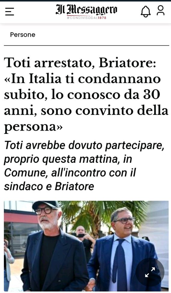 Garantisce Briatore 
#Toti