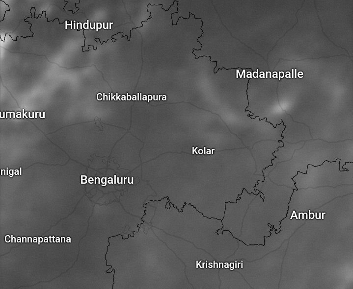 Eastern REPO should be active for Bengaluru to witness thunderstorms

Tirupati - Madanapalle - Mulabagilu - Kolar zone should get active which is quite silent now

Chances exist till late night for TS to get generated. Let's see how it pans out ahead

#BengaluruRains