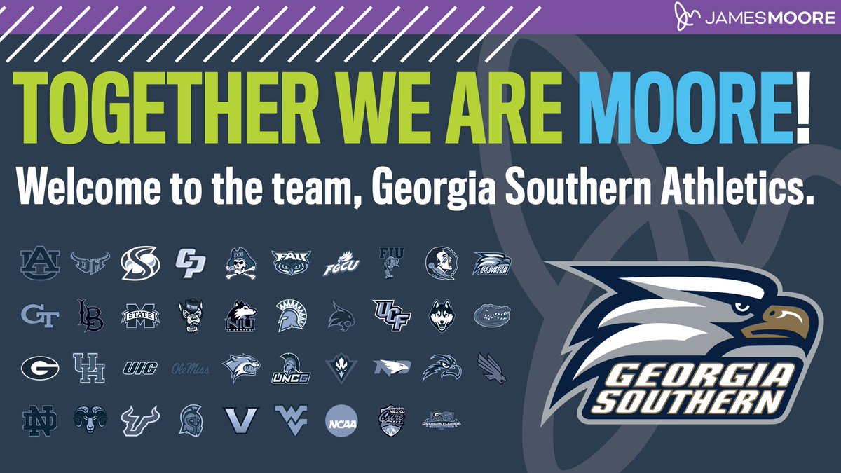 Welcome to the team, @GSAthletics! Learn MOORE: jmco.com/collegiate-ath…