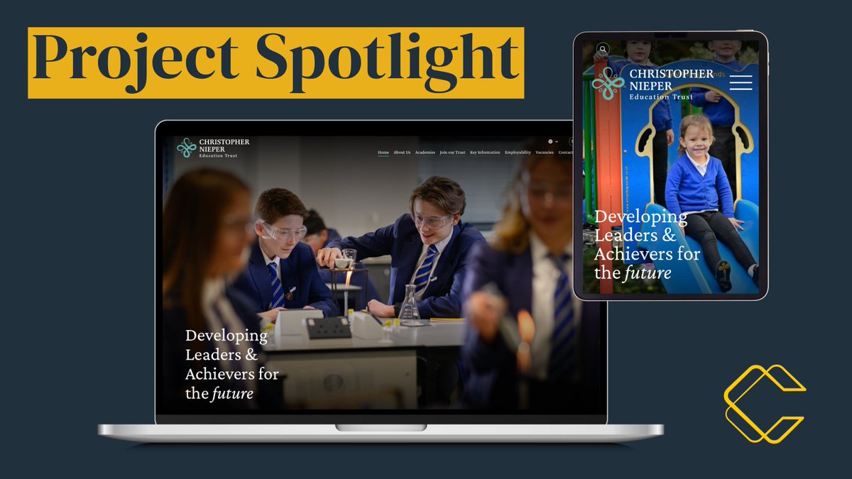 We're excited to announce the launch of Christopher Nieper Trust's new website!

Get in touch to find out how easy it is to create a website for your school that grabs attention and makes you stand out online.

cleverbox.co.uk/school-website…

#SchoolMarketing #SchoolWebsite #Cleverbox