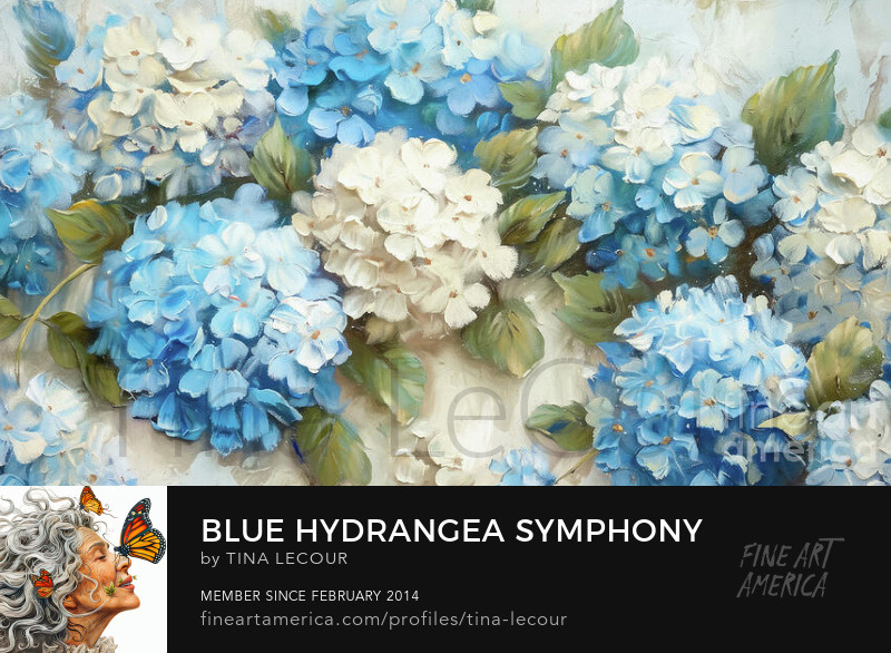 Blue Hydrangea Symphony...Available here..tina-lecour.pixels.com/featured/blue-… #flower #FlowersOnX #garden #GardenersWorld #wallart #wallartforsale #WallArtDecor #homedecor #Homedecoration #interiordecor #InteriorDesignMasters #giftideas #gifts #greetingcards #GIFTNIFTY #homedecorideas