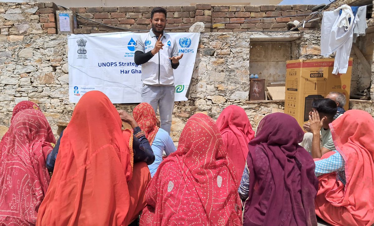 Empowering communities one village at a time! Today, in the heart of Jaipur district, the VWSC training lit up Bichpudi village with insights into the @jaljeevan_ objectives and the crucial roles of Village Water and Sanitation Committees. @UNOPS @UNinIndia @DenmarkinIndia