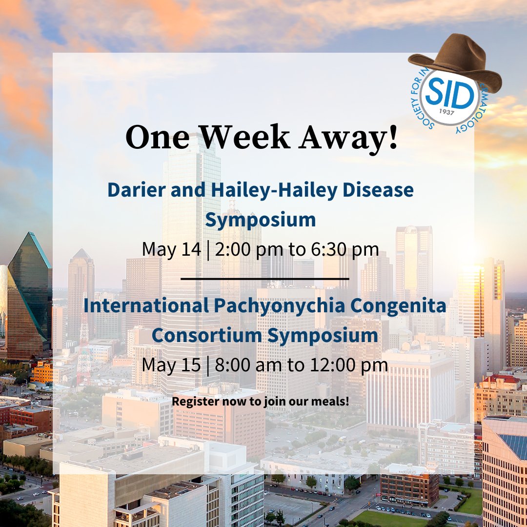 Join us either live or virtually with the @‌SocInvestDerm meeting in Dallas for two free research symposia, plus a special dinner for all attendees. Learn more, see our fabulous lineup of speakers, and register: pachyonychia.org/2024symposiums/

#Pachyonychia #RareDisease #StopPCPain