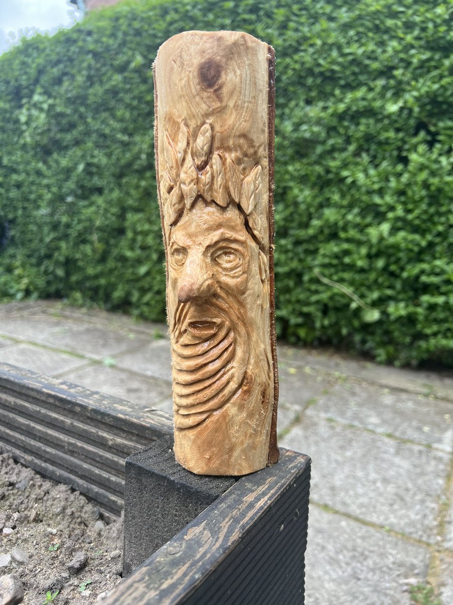 Firman the #treespirit #carving #woodcarving