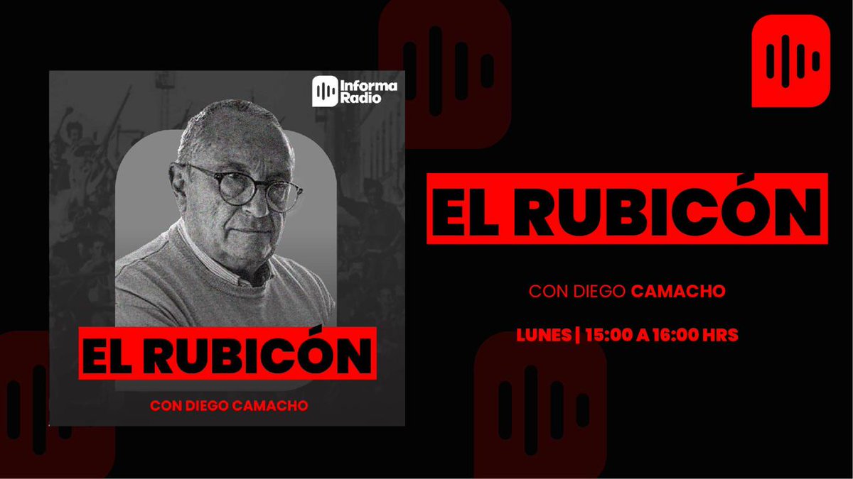 🔴EL RUBICÓN con Diego Camacho. Alístate en los mejores ejércitos del mundo y revive las más míticas batallas. Historia militar a través de los ojos de la experiencia y sin pelos en la lengua. Todos los lunes de 15:00 a 16:00.