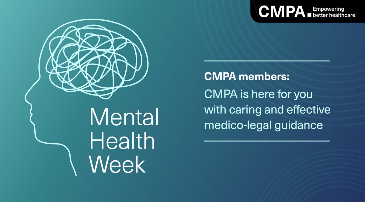 For #MentalHealthWeek, we’ll be sharing #PhysicianWellness articles to help physicians cope with stress related to medico-legal challenges. Stay tuned. #PhysicianWellness #MedTwitter