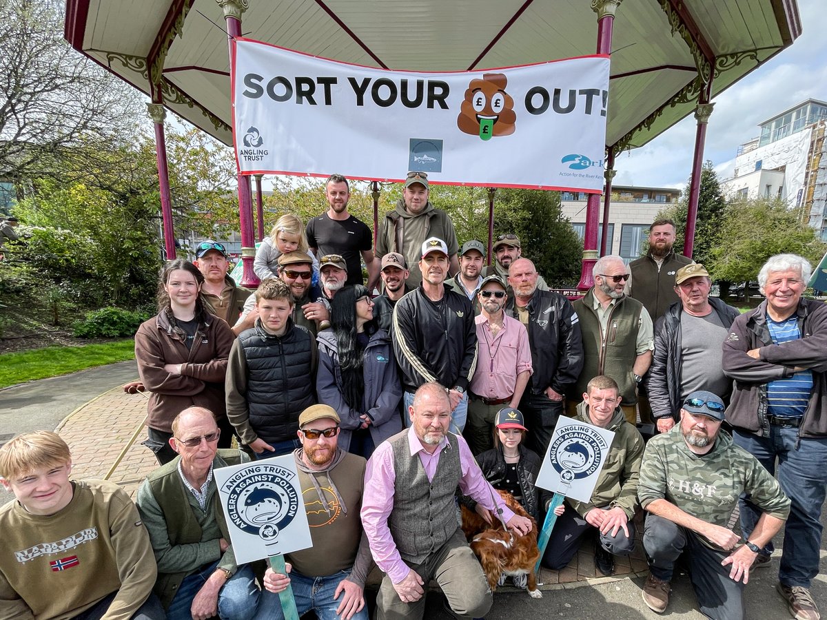 Anglers Against Pollution On Tour! Rallies in the Test Valley & Newbury showed the power of community action. Events are in planning for Yorkshire & the #RestoreNatureNow protest in London, June 22. Want to take action? Contact us: ecs.page.link/wx4Vo #AnglersAgainstPollution