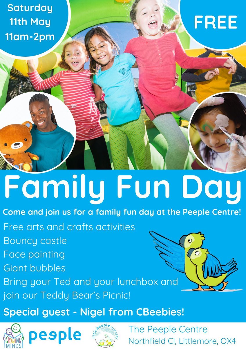 The amazing @peeplecentre are holding a free family fun day this weekend. Lots of crafts and activities, even a teddy bears picnic! #HereForFamilies #Free #FreeActivities