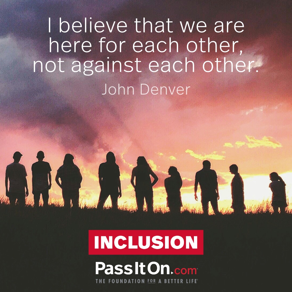 #inclusion #passiton . . . #include #believe #we #here #each #other #eachother #together #support #togetherness #unite #united #goals #inspiration #motivation #inspirationalquotes #values #valuesmatter #instadaily #instadailyquotes #instaquotes #instaquotesdaily #instagood