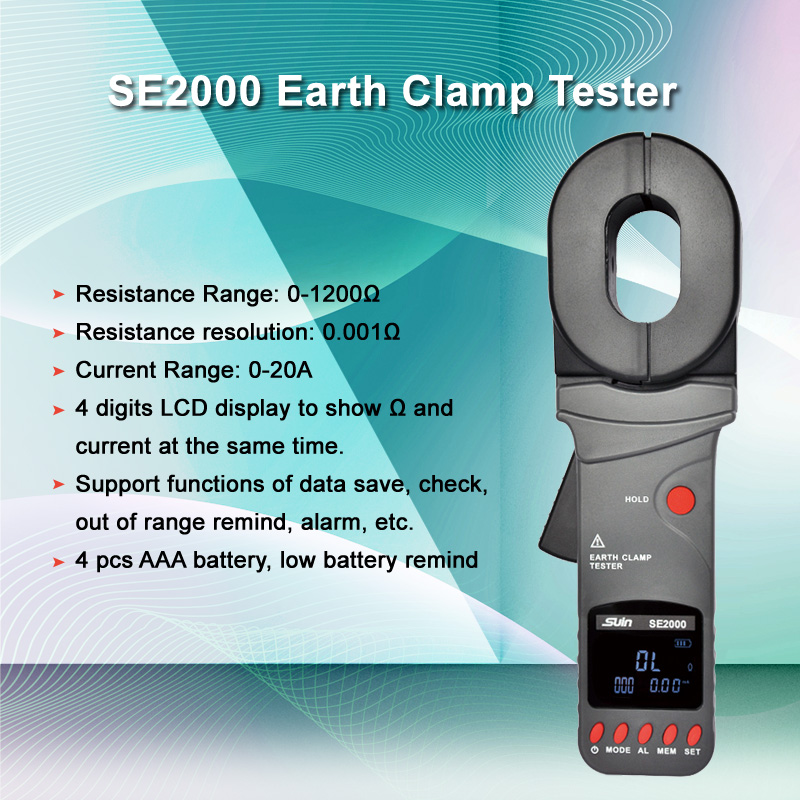 Suin SE2000 Ground/Earth Resistance Clamp Tester is a device used to measure the resistance between the grounding system of a building or electrical system and the earth. 

suindigital.com/power_quality_…
#GroundResistance #ElectricalSafety  #ElectricalHazards #ElectricalEngineering