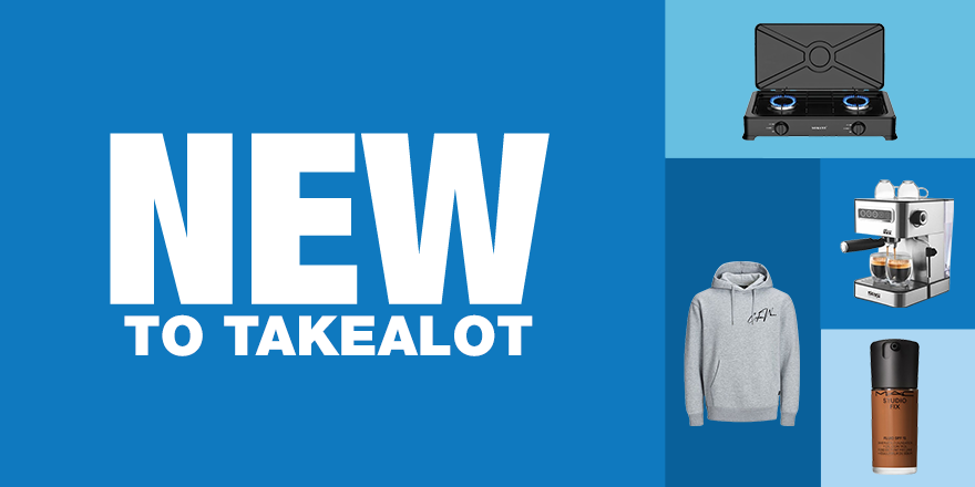 Shop our latest arrivals and must-have products now on Takealot! Shop now: bit.ly/4b6DGfZ