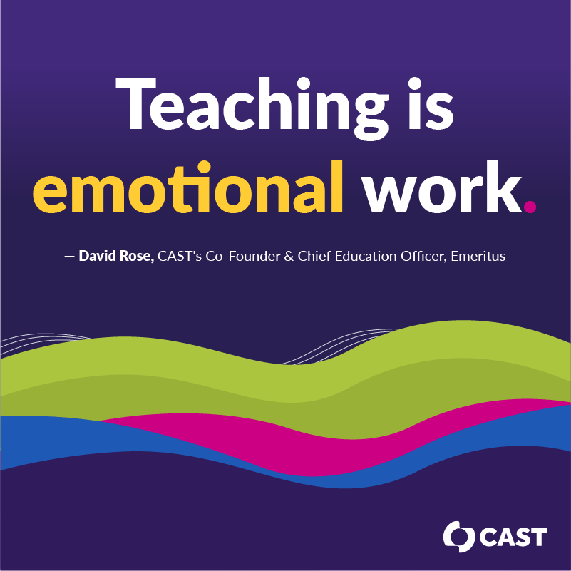 Happy #TeacherAppreciationDay from all of us at CAST! Thank you to all of our educator partners, collaborators, participants, and friends for all you do to make learning more accessible, inclusive, and effective. We can't do what we do without you. 💜 #ThankATeacher