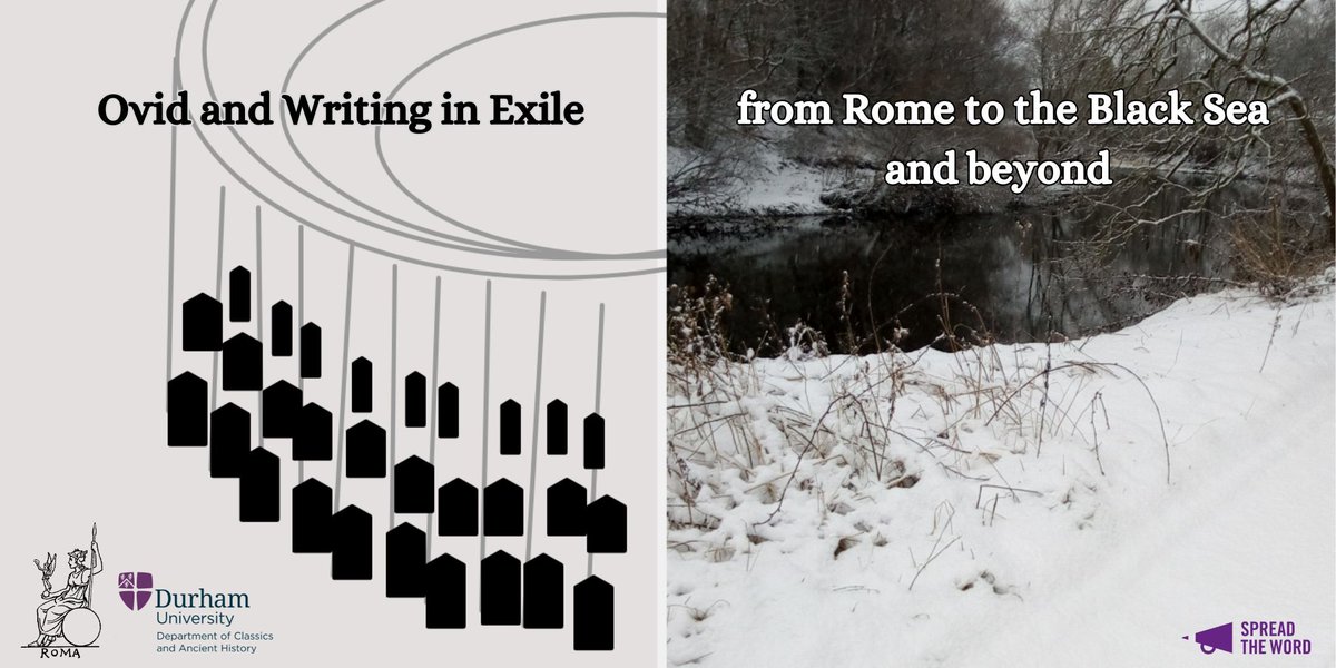 ⏱️ Last few places left for this upcoming workshop on Ovid and Writing in Exile 📜 Join PhD researcher Siobhan McShane to explore the challenges of writing in exile from 9CE to the present day & experiment in your own writing. 6-8pm 14 May. Free to book ➡️ buff.ly/4drVowB