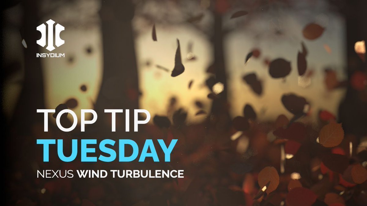 It’s Top Tip Tuesday and we are using the nxWind modifier, in the Von Karman mode, creating a simulation with realistic gusts of wind in an amazing leaf scene.

Watch now👉 buff.ly/3UIjhIK

#INSYDIUMFused #TopTipTuesday #NeXus #nxWind #nxGravity #xpGenerator