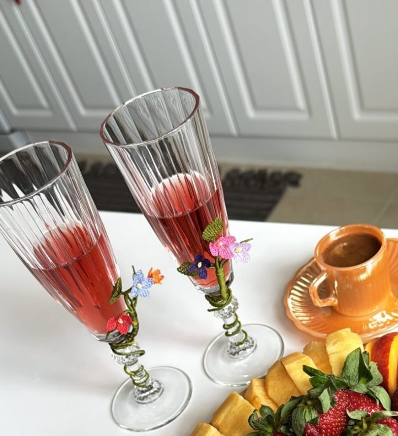 Bardağa iğne oyası mı? Şöyle yeni gelin olamadık bee 😂