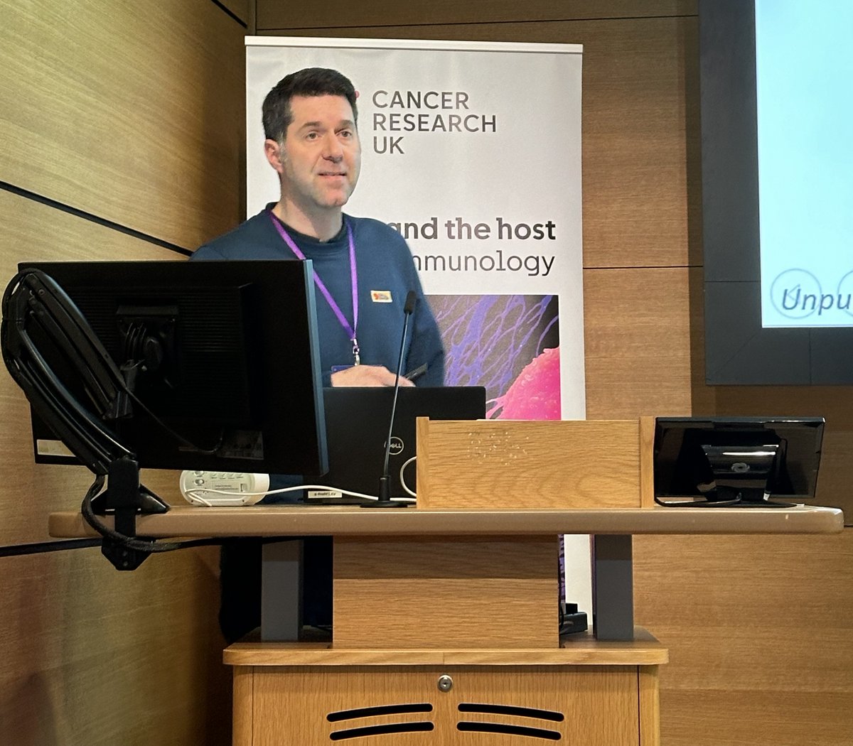 Steve Pollard is telling us about his translational research focussing on the creation of novel gene therapies to tackle cancers of unmet need and the biotech company he’s founded to move this forward into full clinical development. (NC) #CancerHostTI24 | @EdinburghUni
