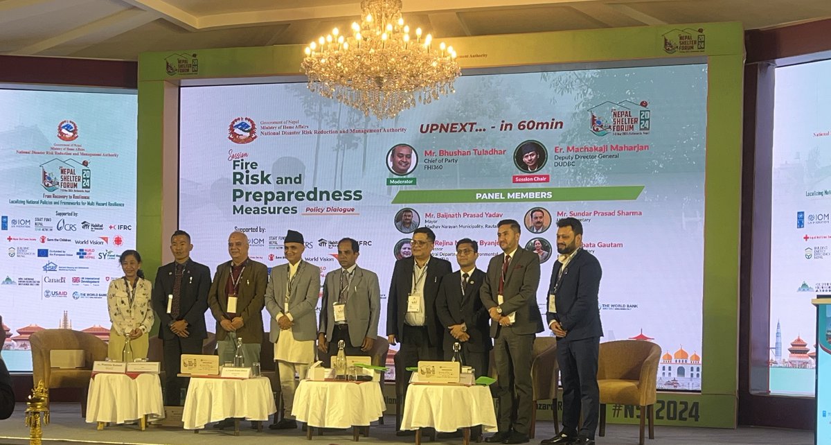 Start Fund Nepal participated in Nepal Shelter Forum 2024, Network for Multi-hazard response, recovery and reconstruction in disasters. @startnetwork. Showcased  Jajarkot earthquake related response among different stakeholders .🙏👏💓💓