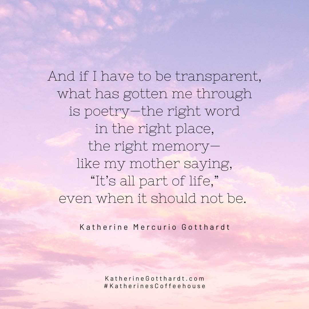 As we approach #MothersDay, I remember my mother, who worked too hard, who worked too long, who died too young because she did not have time to care for herself. Please take care of yourselves. Please take care of one another. 

#KatherinesCoffeehouse #poetry #poem #WorkLife