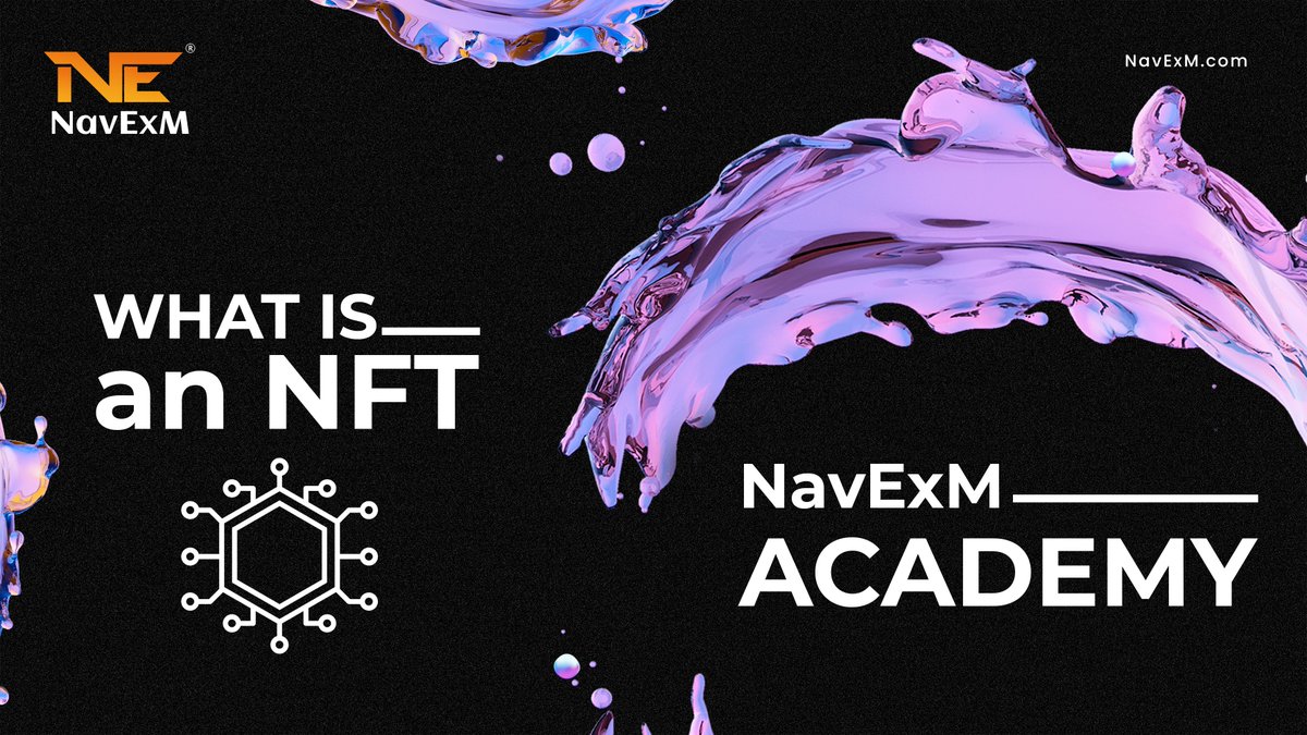 Non-Fungible Token is a unique digital token that uses blockchain technology to prove ownership of a specific digital item, like art, music, or videos.

Do you own any NFTs?

#NFTs #NFTCommunity #NavExM