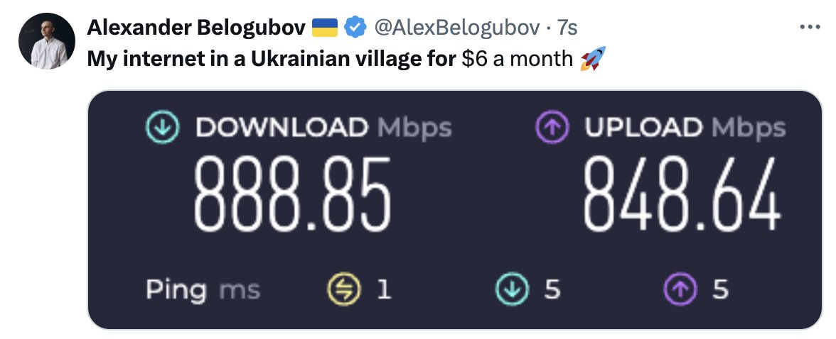Savaştaki ülke Ukrayna'nın bir köyünde yaşayan bir vatandaşın aylık 6 dolara aldığı internet hizmeti Türkiye'nin kat be kat üzerinde!

Hem daha ucuz hem daha hızlı!

Daha yüksek fiyata daha düşük kalitede hizmetlerin verildiği ülke Türkiye!

Teknoloji, giyim, gıda ve daha pek çok…