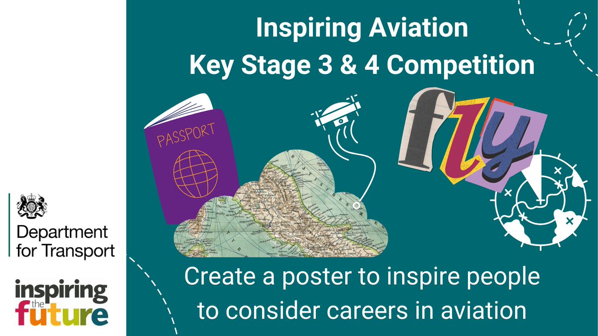 Plan an aviation volunteer session to teach your students about the huge range of jobs in the aviation sector, then have them apply that new knowledge designing a career poster for their chance to win books, drones and more! inspiringthefuture.org/campaigns/avia…