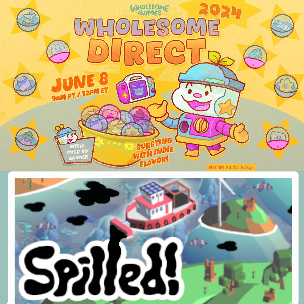 LenteGameDev's tweet image. aaaaaaa i'm super excited to announce Spilled! will be in Wholesome Direct 2024, June 8th!!!

One hour of exclusive footage and announcements from 70+ wholesome indie games :D

I have something really cool to show then, I can't wait 😊