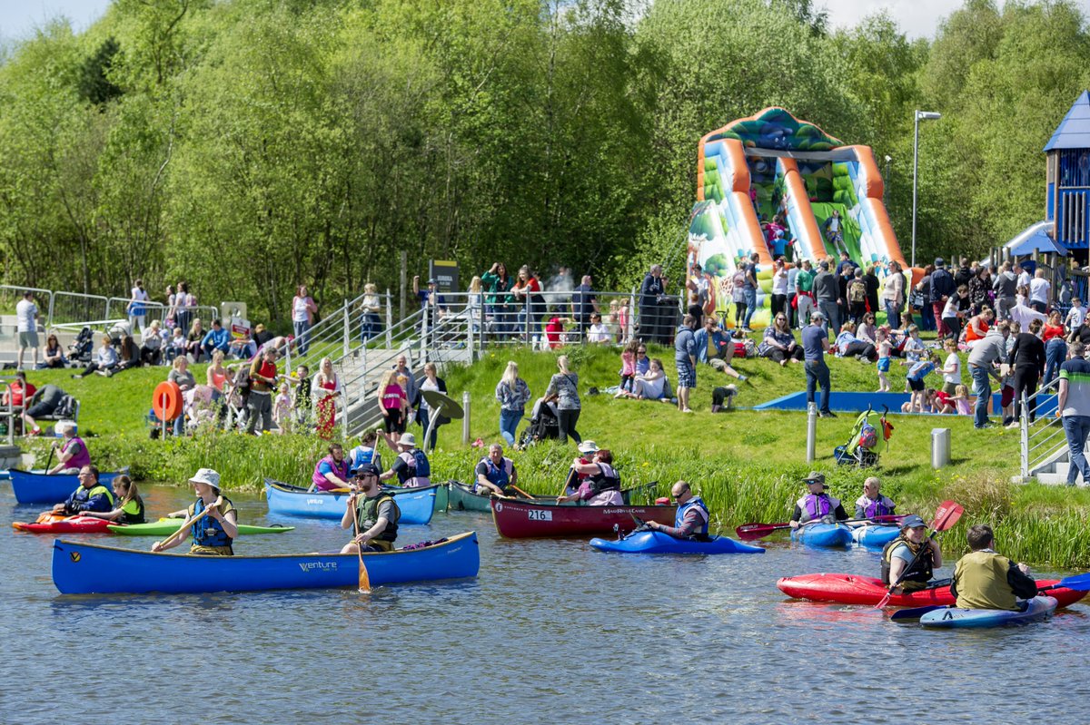 Join us at The Falkirk Wheel on Sat 25th May between 10:30am-5:30pm for an incredible Revolution Festival and Flotilla! 🎡 🛥️

Mini golf, e-boats, archery, and more!  ⛵ 🎯 ⛳

Want to bring your boat along? 
Book your transit ➡️ bit.ly/3UpB0oU