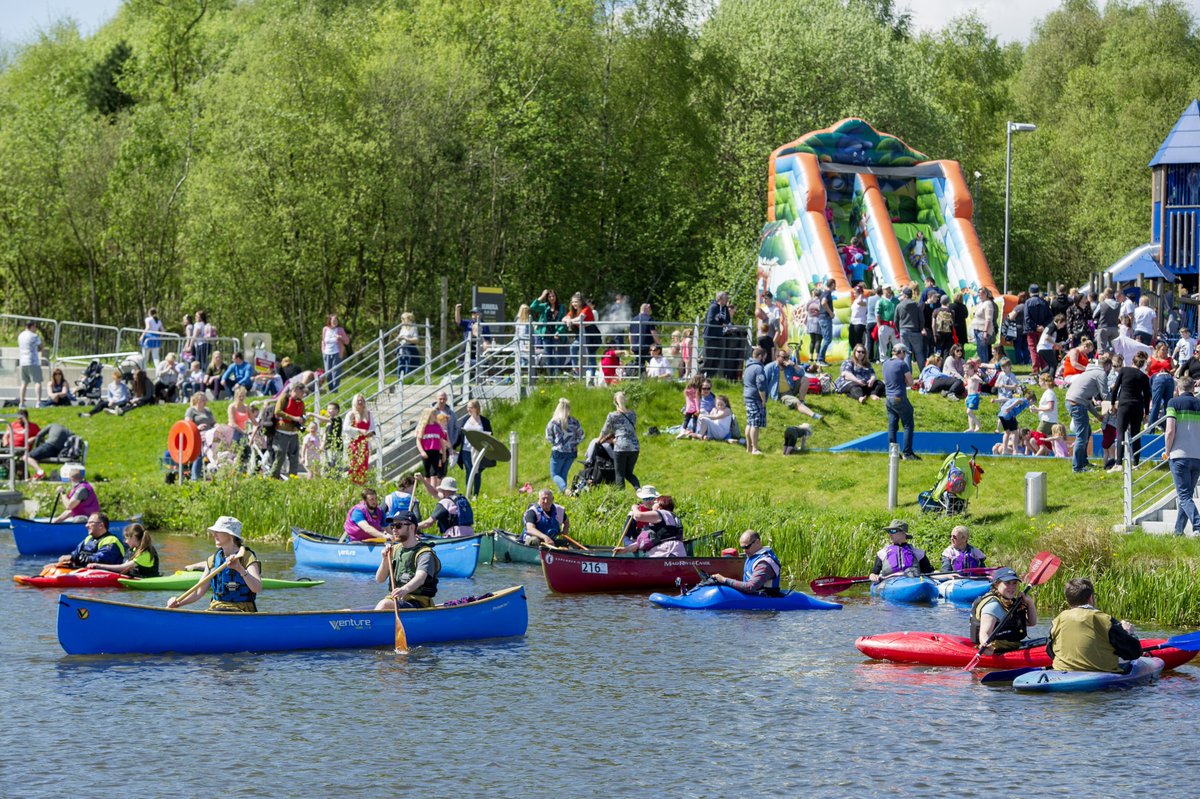 Join us at The Falkirk Wheel on Sat 25th May between 10:30am-5:30pm for an incredible Revolution Festival and Flotilla! 🎡 🛥️ Mini golf, e-boats, archery, and more! ⛵ 🎯 ⛳ Want to bring your boat along? Book your transit ➡️ bit.ly/3UpB0oU