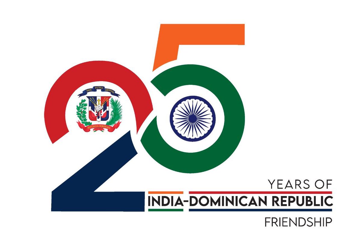Pleasure to join the event marking 25 years of establishment of India-Dominican Republic diplomatic ties. Recalled the unique contribution of Amb Hans Dannenberg Castellanos who established the resident mission and served as the Dean of the Diplomatic Corps. Thanked 🇩🇴…