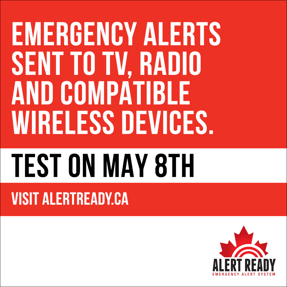 You could receive a test #EmergencyAlert on your phone today!

Find out when you could receive one and what to do
when you receive it:

alertready.ca/testing-schedu…

#AlertReady #TestAlert