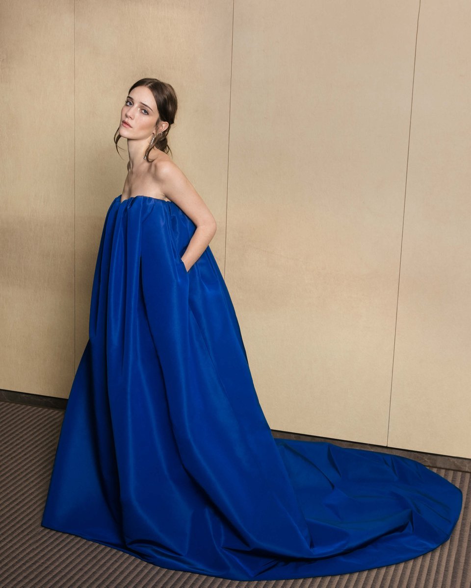 Actor Talia Ryder wears custom a @CalvinKlein dress at the 2024 #MetGala. #PowerOfPVH #CalvinKlein
