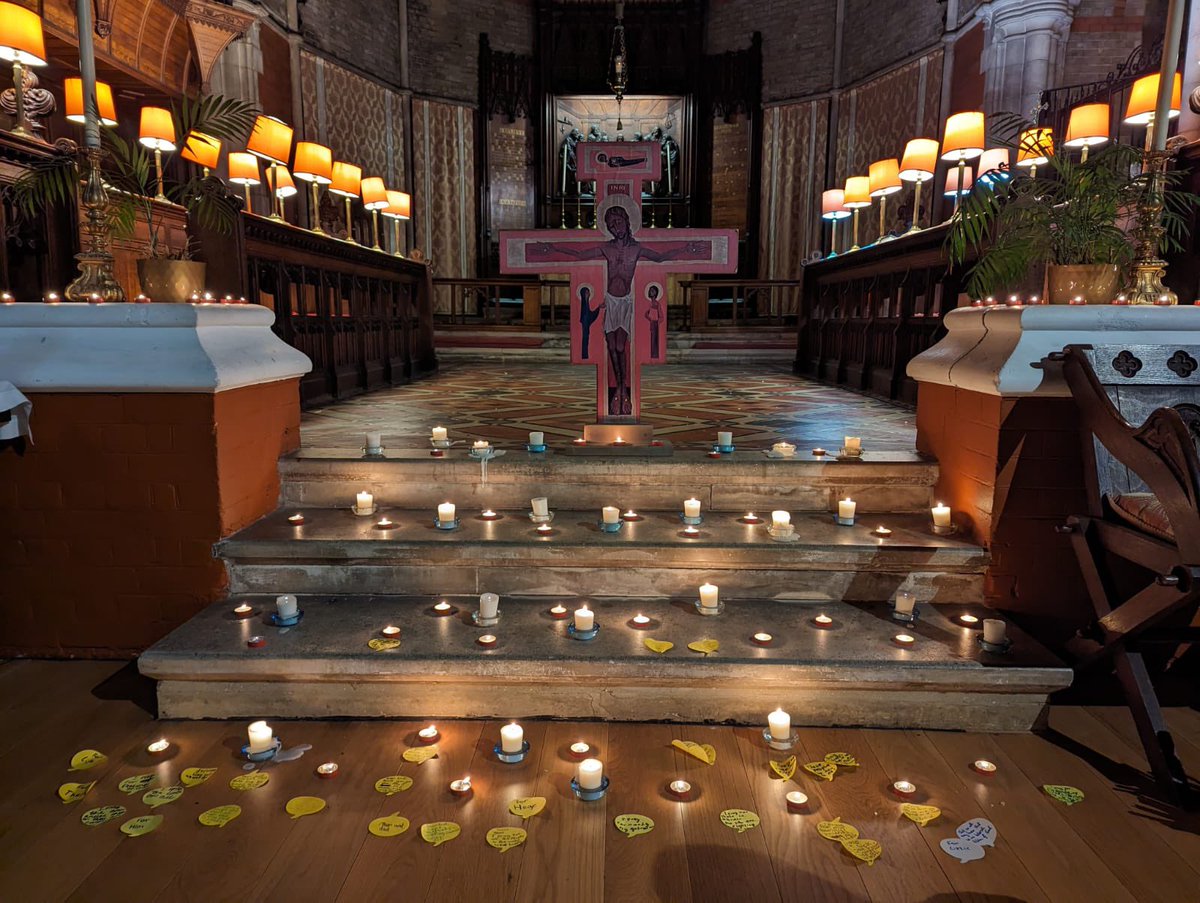 Wonderful to host a sleepover for some of our recently confirmed youngsters. We finished the evening with a service of Taizé prayer; many thanks to our friends at Heath Street Baptist Church for their beautiful music!