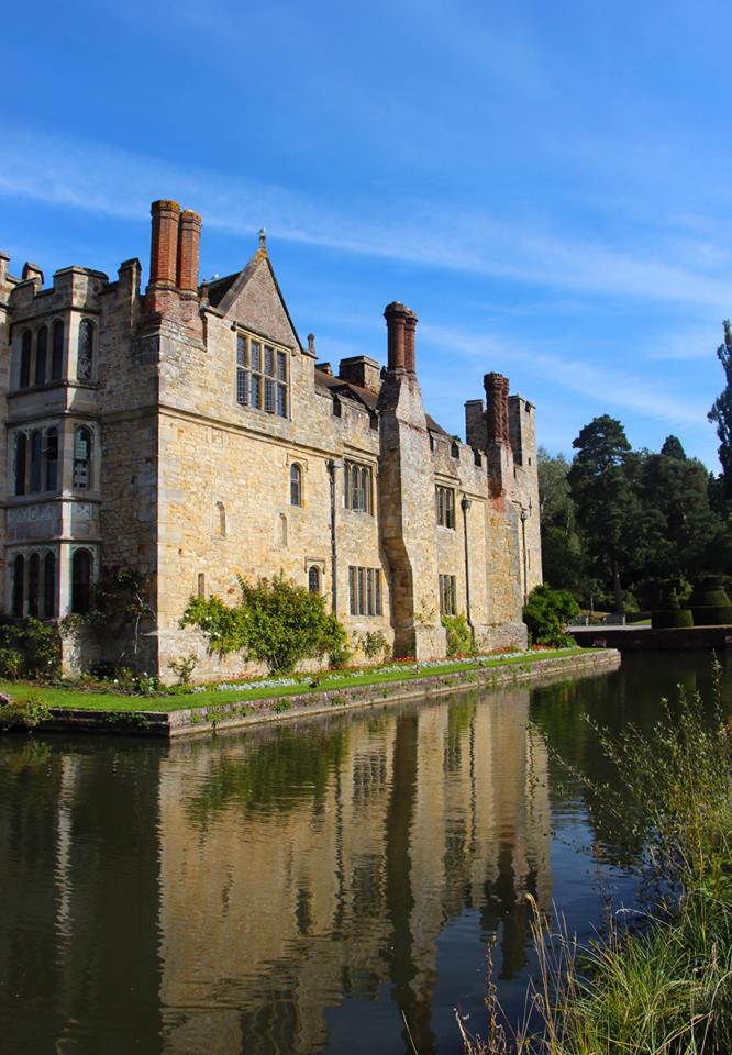 From this view you can see Anne Boleyn's bedroom; middle bay window on the left 💕 #HeverCastle