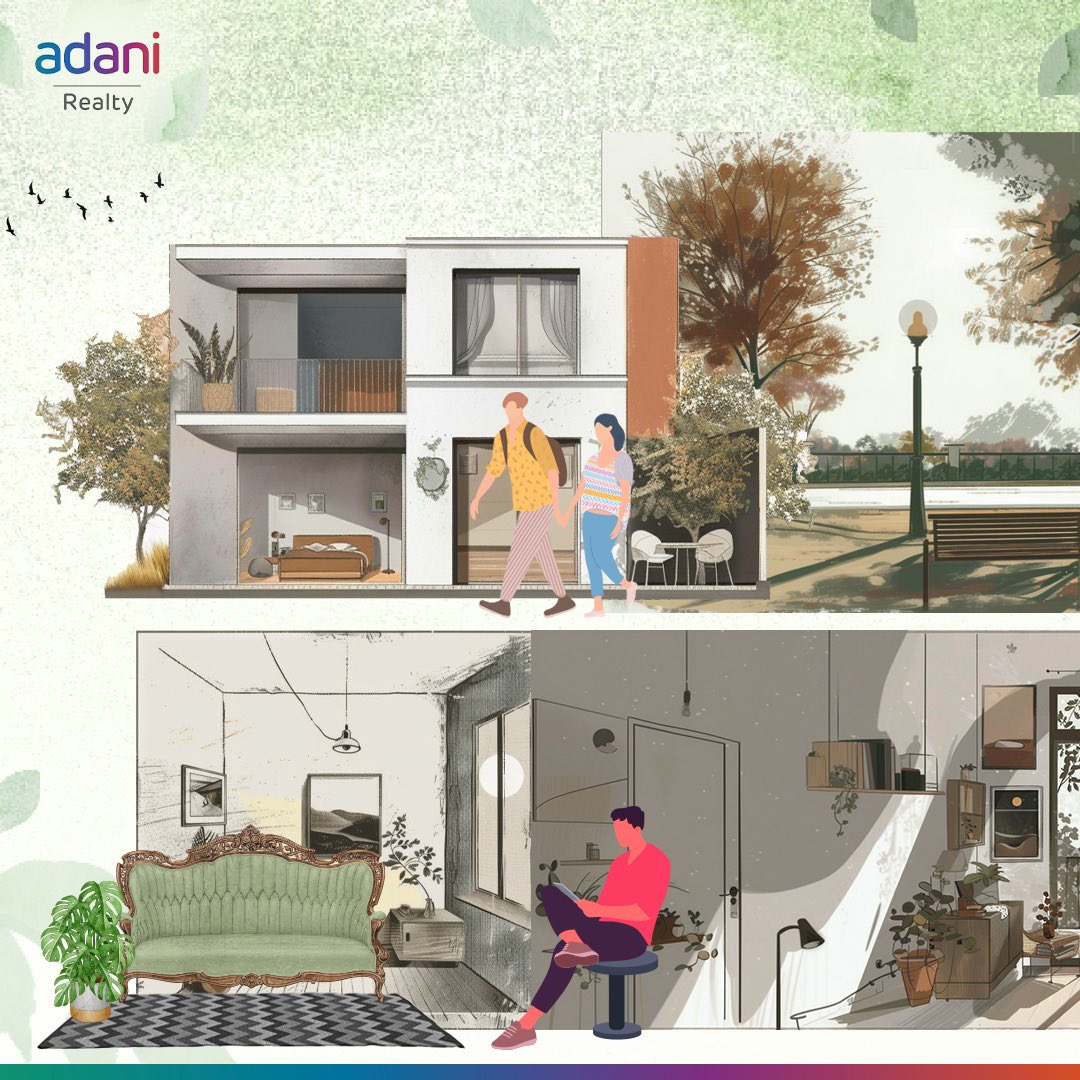 A hug from mother nature is all you need to bid adieu to all your worries. Embrace a life of stillness at The West Park.

#AdaniRealty #AddressOfGoodness #TheWestPark #Gujarat #Property #Villas #Greenery