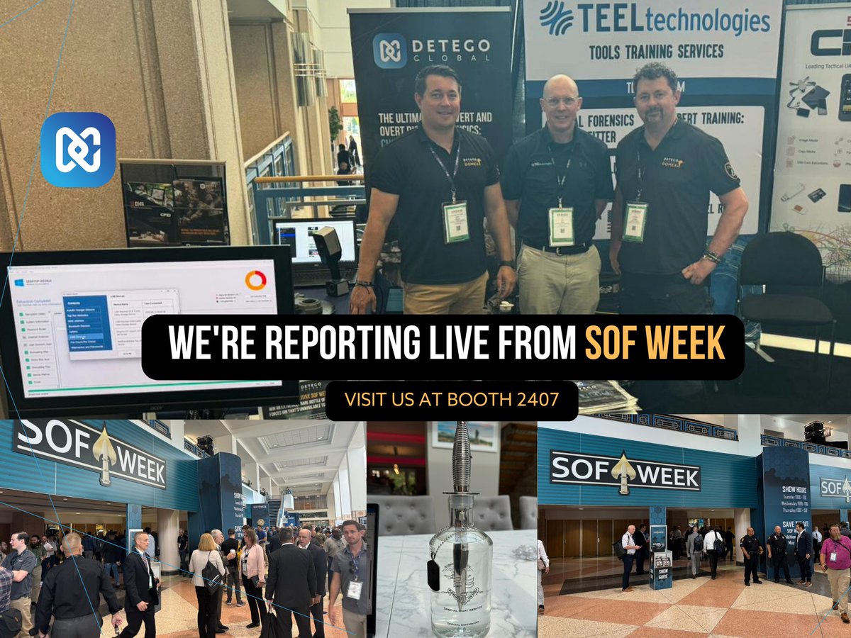 🌟 Join us at #SOFWeek and discover how we're revolutionising investigations with lightning-fast imaging technology, cutting-edge triage tools, workflow automation and AI analytics. 

#DigitalForensics #DFIR #military #Computerforensics #Mobileforensics