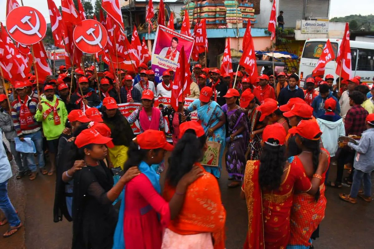 Araku (ST) Lok Sabha seat is reportedly the second geographically largest seat stretching across 700 km. CPI(M) candidate, Appala Narssa's campaign is gaining ground by the day. Today three meetings and road shows were held in Anandgiri, Araku and Mucchapittu joined by hundreds