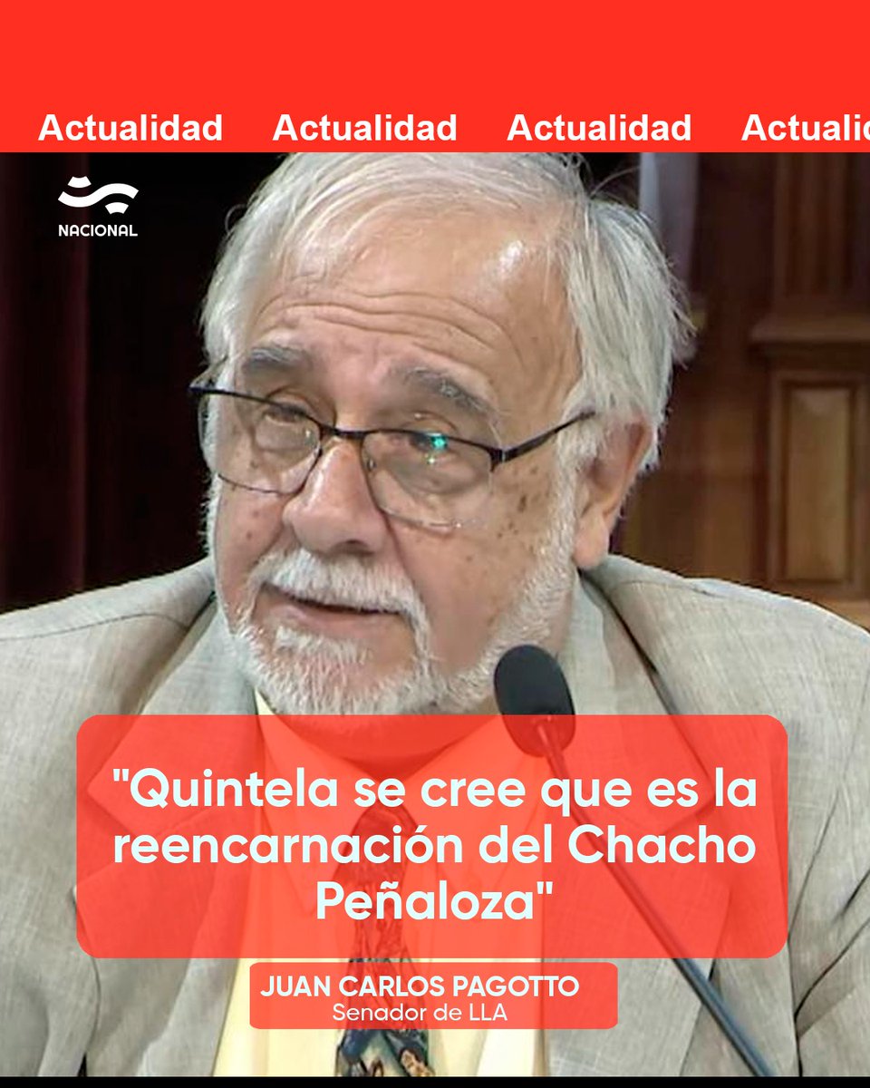 NacJacobacci's tweet image. El senador de La Libertad Avanza Juan Carlos Pagotto se refirió a la actitud del gobernador de La Rioja Ricardo Quintela a la hora de gobernar la provincia. Además dijo que es "optimista" acerca de que la Ley Bases tenga apoyo en el Senado.
radionacional.com.ar/quintela-se-cr…