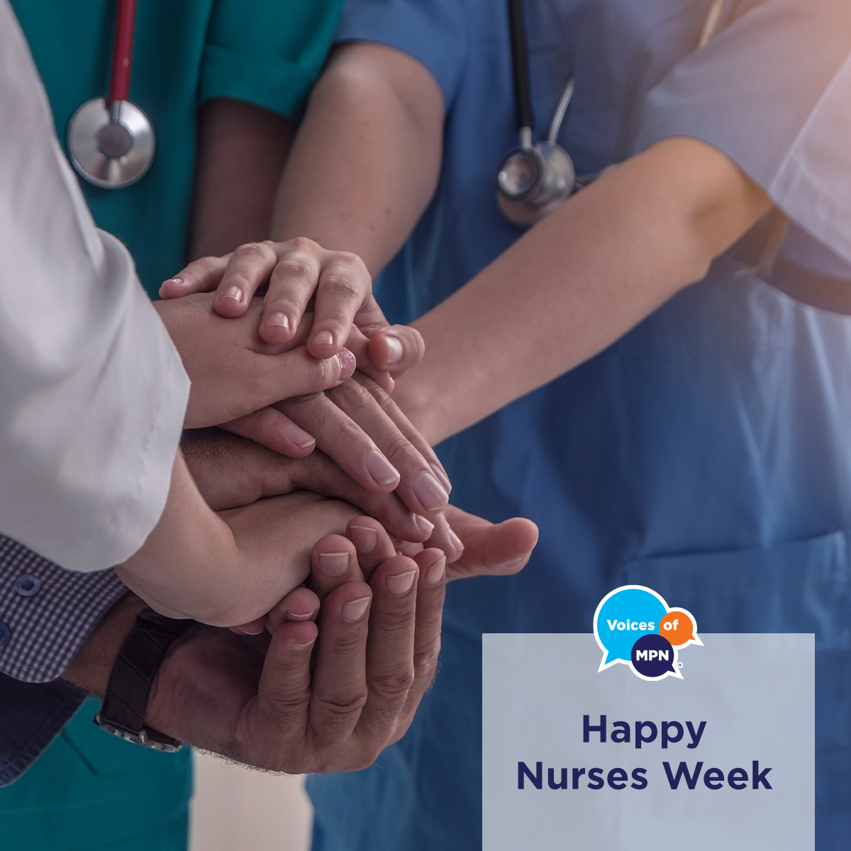 Let’s celebrate all nurses to who go above and beyond for people living with myeloproliferative neoplasms (MPNs). #nursesweek